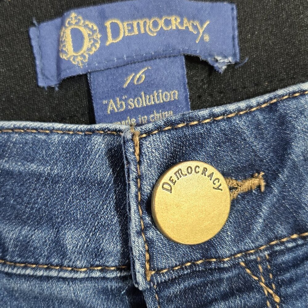 Democracy Absolution Medium Wash Straight Leg Mid… - image 7